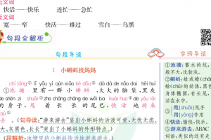 小学2年级语文上册教材全解彩色可打印版